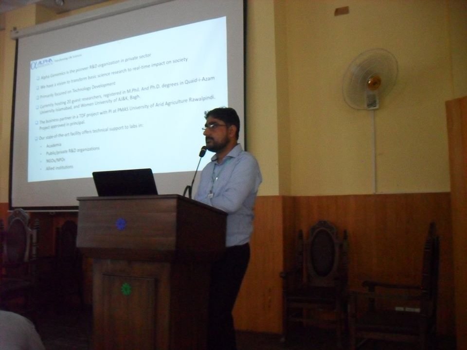 1st National Conference on Emerging Trends in Bioinformatics and Biosciences" Hazara University Mansehra — photograph 4
