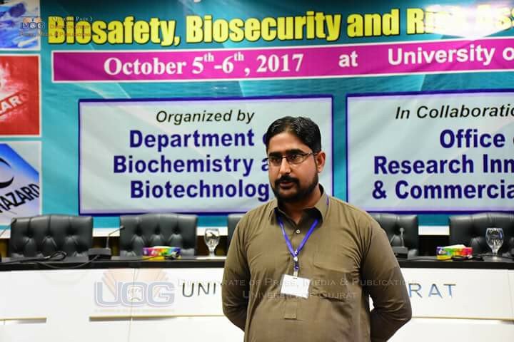 Biosafety and Biosecurity workshop at UOG Gujrat