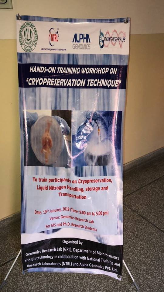 Cryopreservation training session held  at IIUI — photograph 6