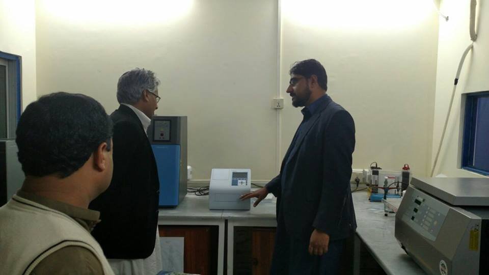 Dr. Abdul Hannan (DG PARC Quetta) visiting Alpha Genomics Private Limited