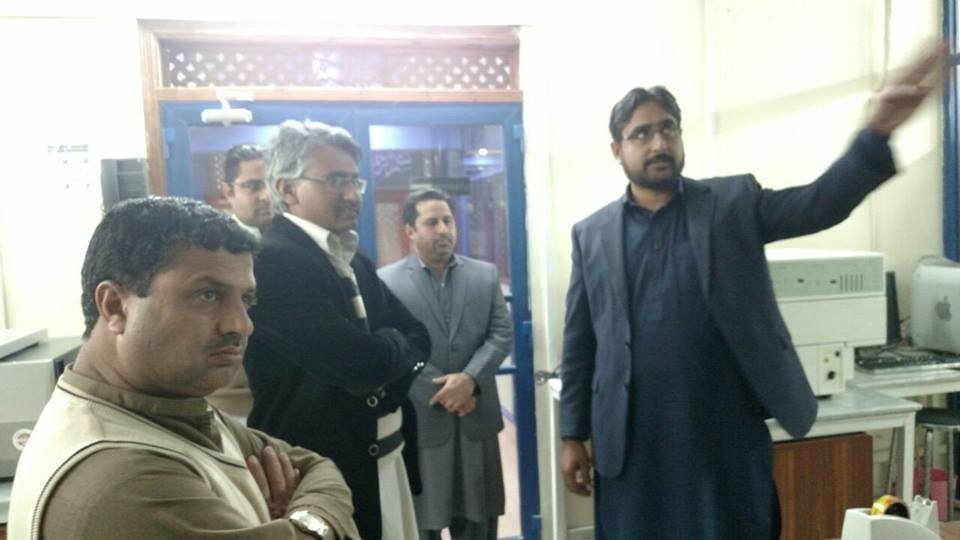 Dr. Abdul Hannan (DG PARC Quetta) visiting Alpha Genomics Private Limited — photograph 2
