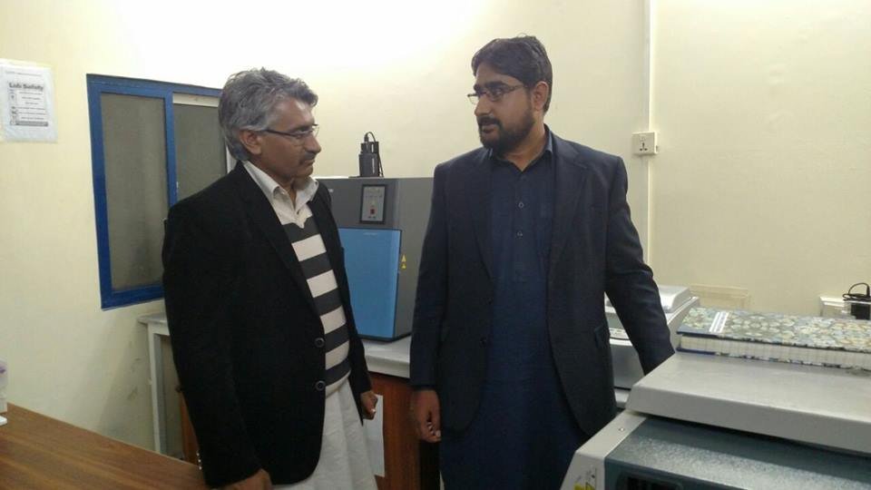 Dr. Abdul Hannan (DG PARC Quetta) visiting Alpha Genomics Private Limited — photograph 3