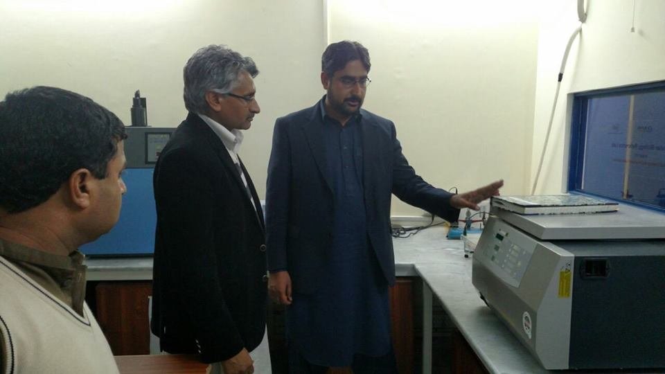 Dr. Abdul Hannan (DG PARC Quetta) visiting Alpha Genomics Private Limited — photograph 4