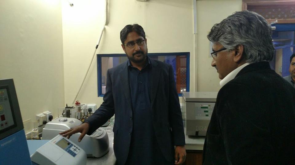 Dr. Abdul Hannan (DG PARC Quetta) visiting Alpha Genomics Private Limited — photograph 5
