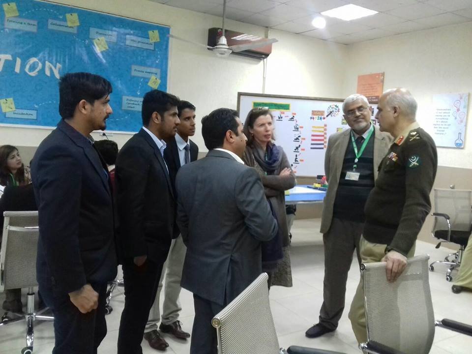 Dr. Shahid Waseem (MD Alpha Genomics Pvt. Ltd) Visit Open House at National University of Madical Science(NUMS)